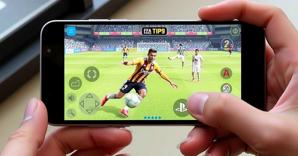 FIFA Mobile running on Indian smartphone
